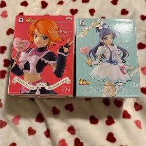 Futari ha Pretty Cure Precure 15th Anniversary Figures cure white and cure black